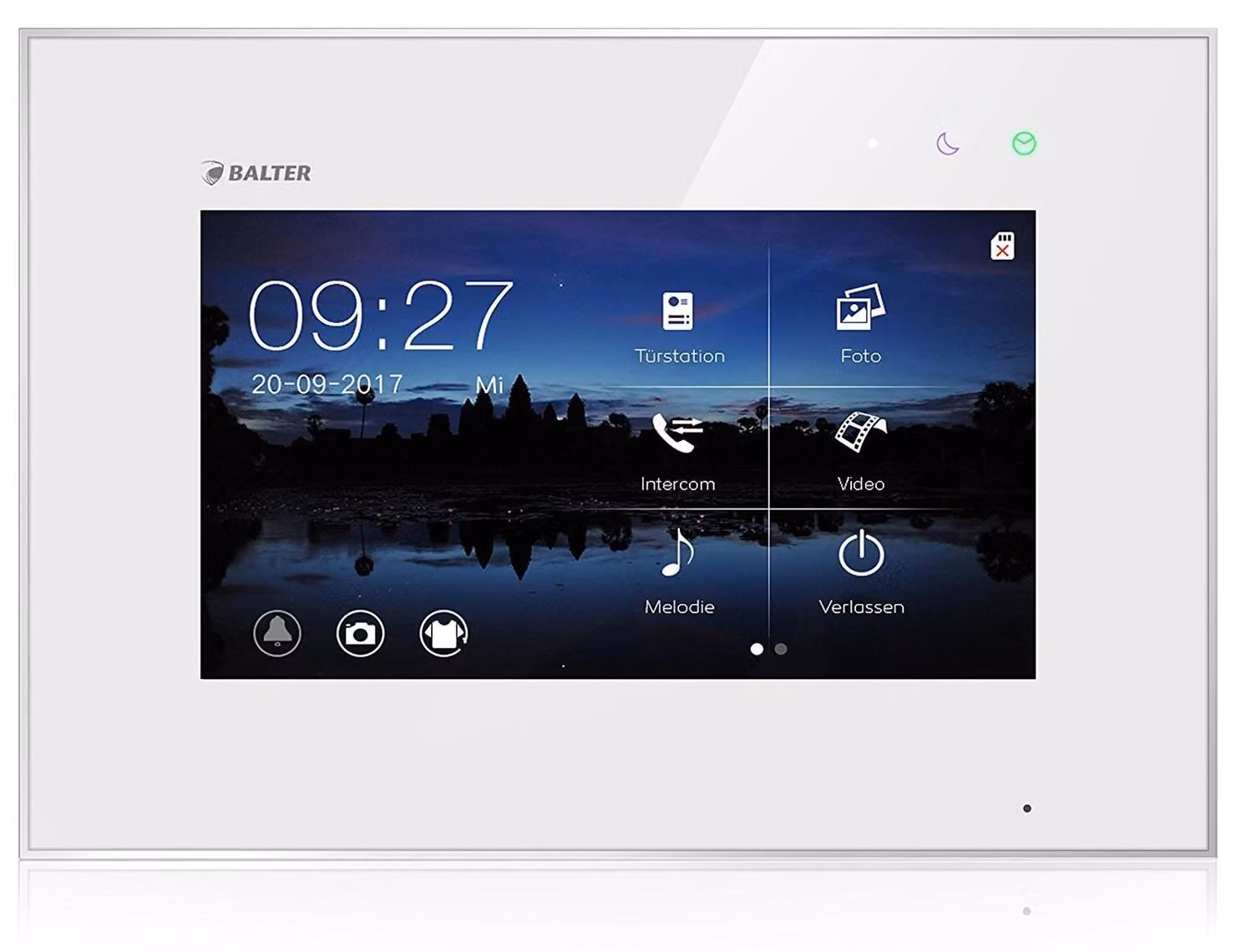 Kit videocitofono con schermo touchscreen da 3 x 7 pollici - Telecamera grandangolare da 150° - Sistema di sicurezza per esterni
