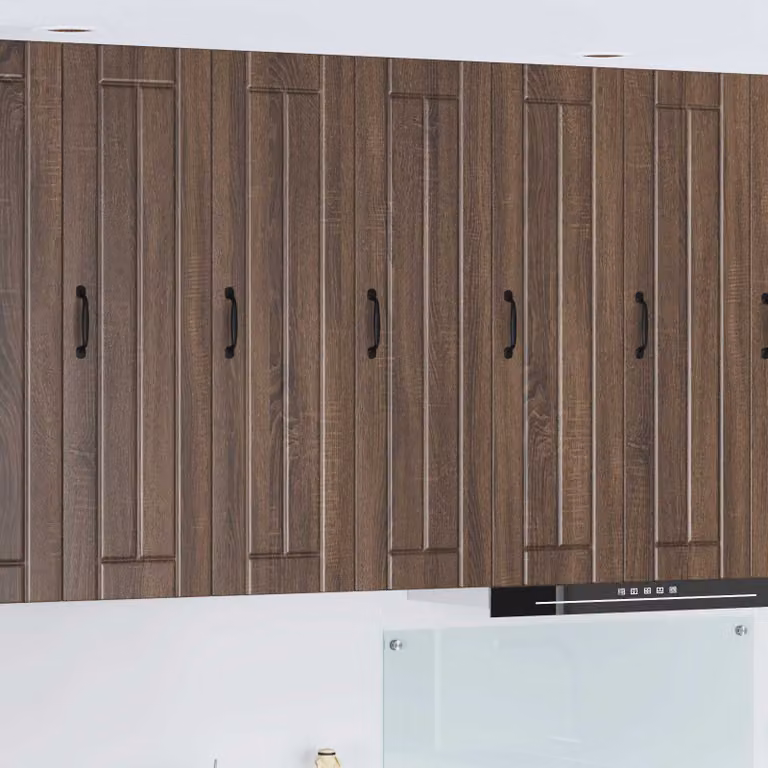 Armadietto a muro vidaXL LUCCA moderno in legno marrone L 30 cm, P 31 cm, H 100 cm