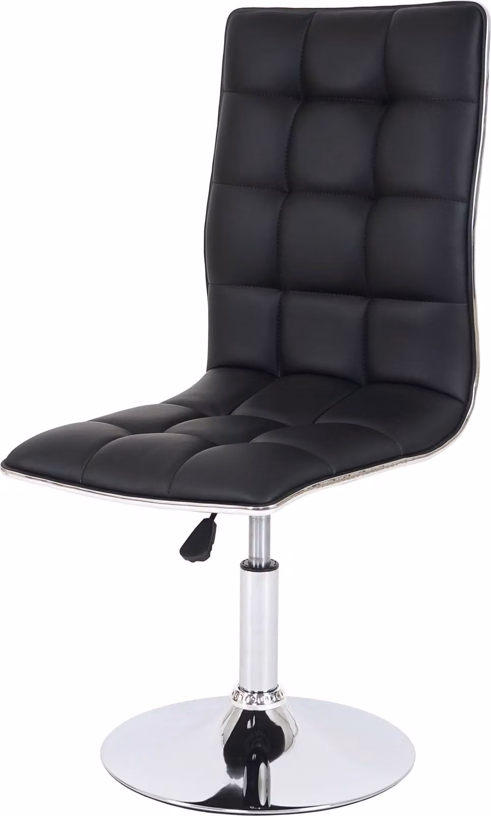 Sedia da pranzo | A x L x P 103 x 43 x 54 cm | Altezza seduta 41 cm | Pelle finta | Nero | Sedia Sedia da cucina