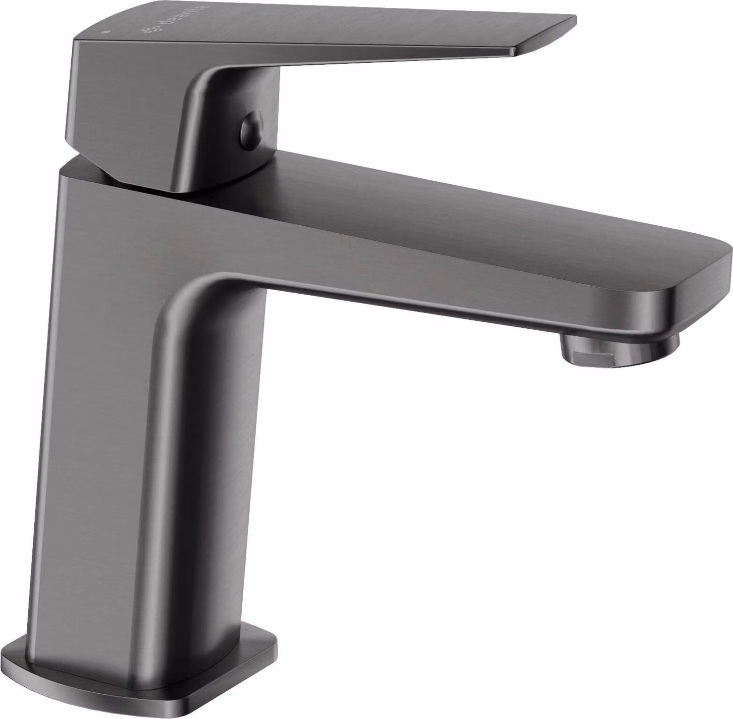 Miscelatore per lavabo verticale Deante titanio, ottone, ecologia, design