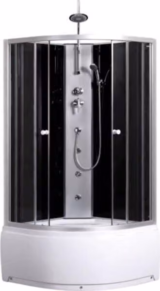 Colonna idromassaggio, 90x90x225 cm/4 mm, con piatto doccia