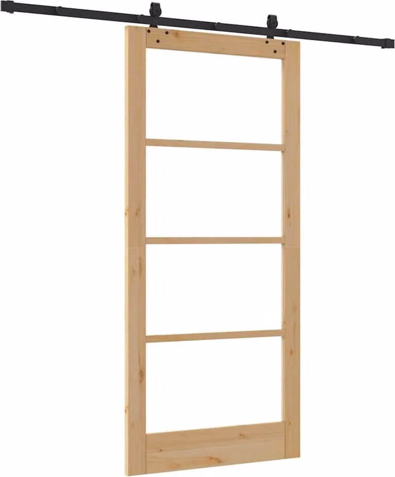 Porta scorrevole Naturale 93 x 202 cm