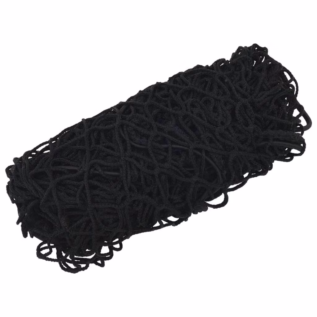 Rete per Rimorchio con Corda Elastica Nero 6x3 m in PP