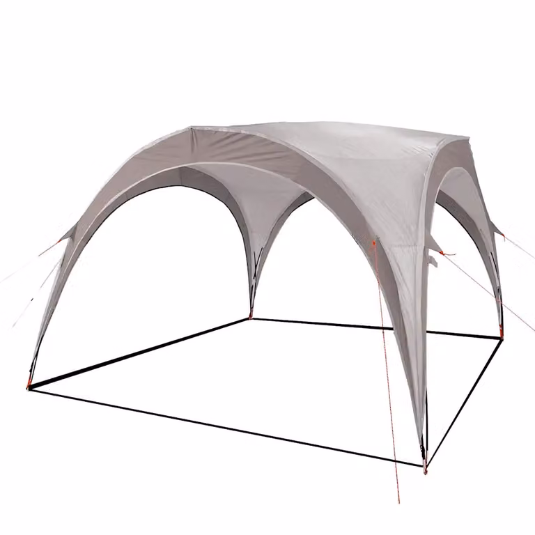 Tenda da campeggio e per feste DESIGN IN bianca impermeabile in poliestere e fibra di vetro L/P/H: 305 x 216 x 2 cm