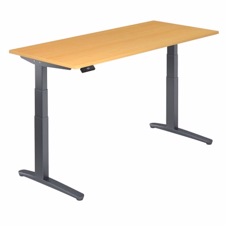 XBHM 19 GG - Faggio 180 x 80, regolabile elettricamente in altezza