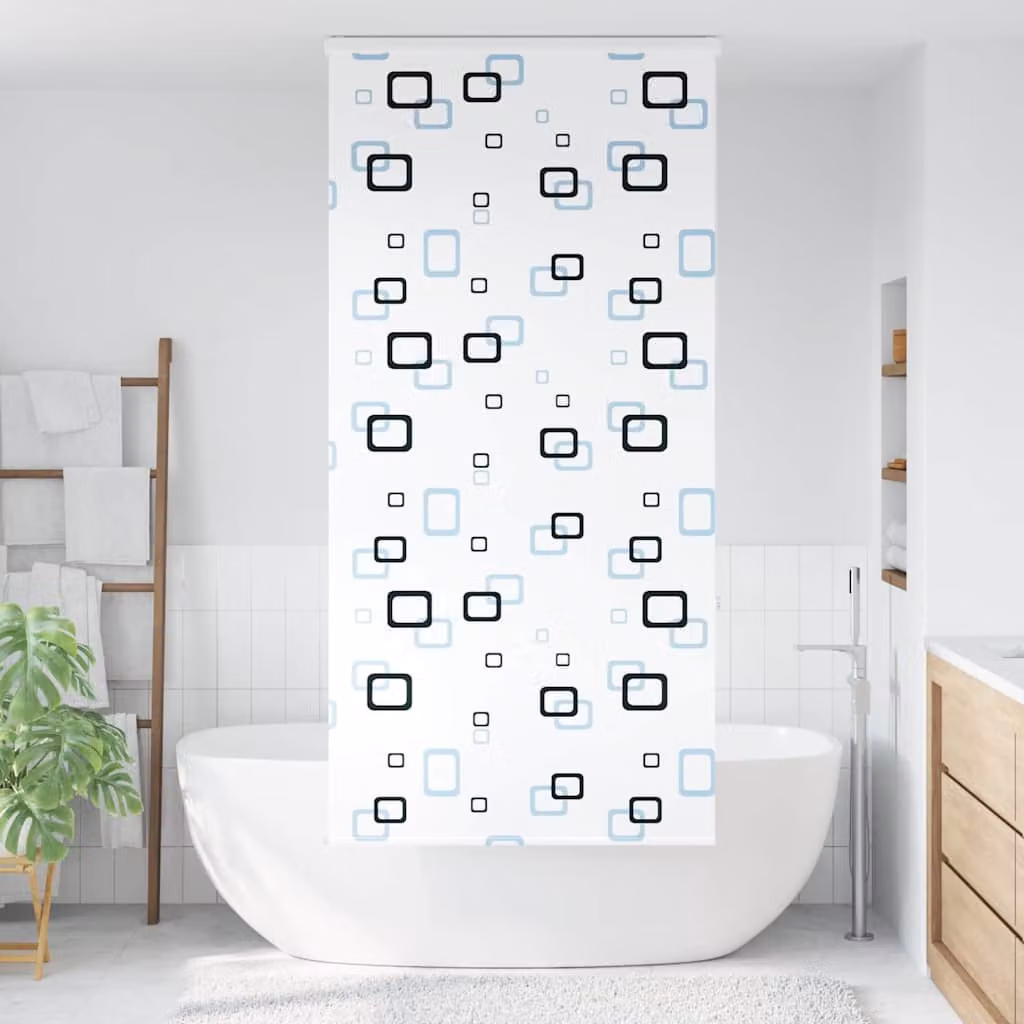 vidaXL Tenda a Rullo Doccia con Cassonetto 100x240cm Larghezza Tessuto
