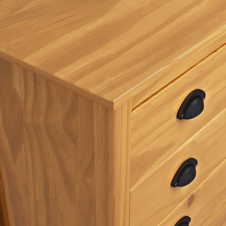 vidaXL Credenza Hill 79x40x80 cm in legno di pino massiccio