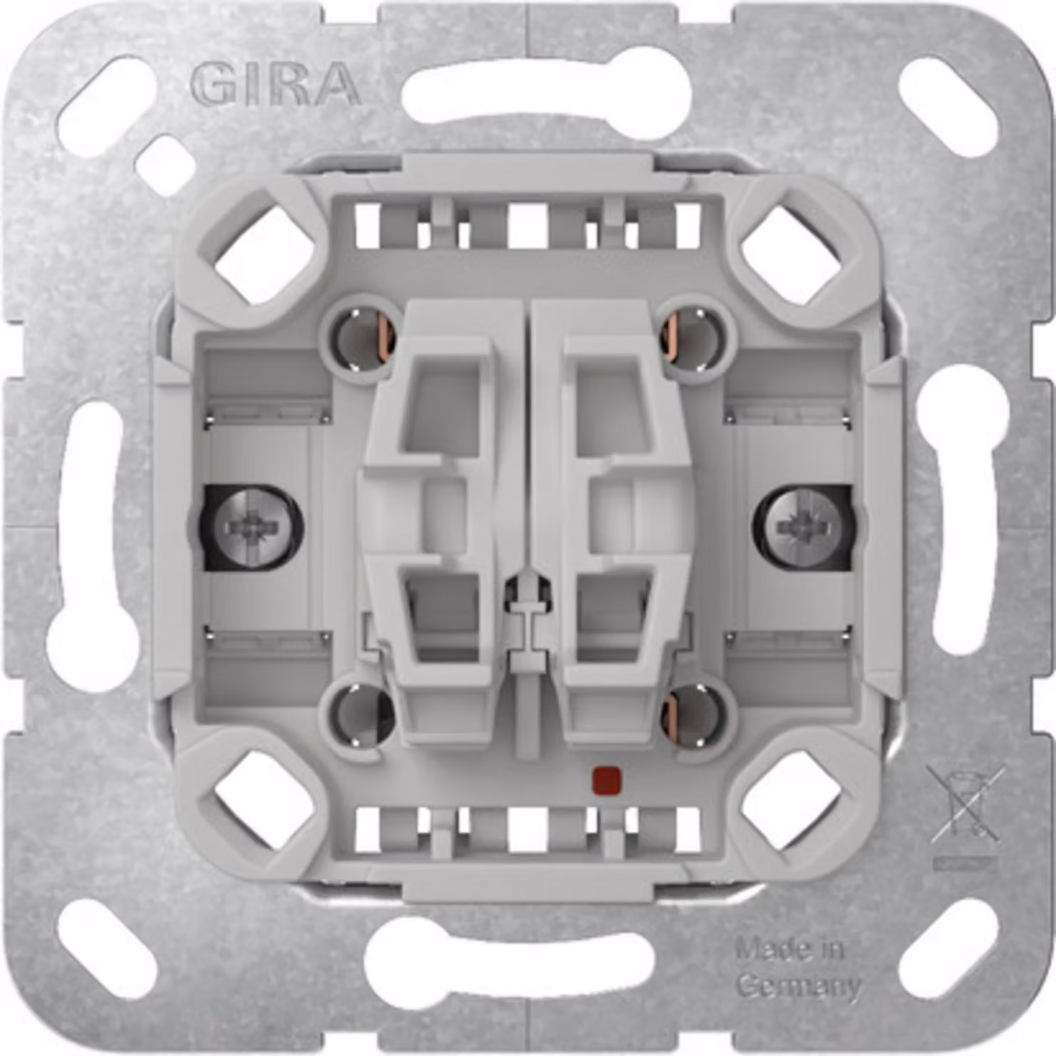 Interruttore a pulsante GIRA Serie 312500 inserto (312500)
