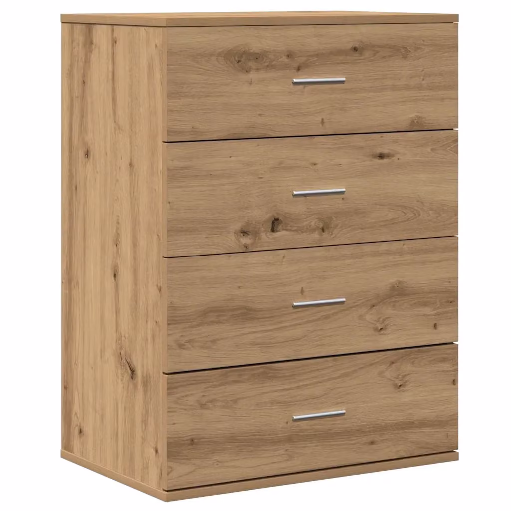 Credenza Buffet Moderna vidaXL in Legno Rovere Marrone L: 60 cm, P: 39 cm, H: 80 cm – 2