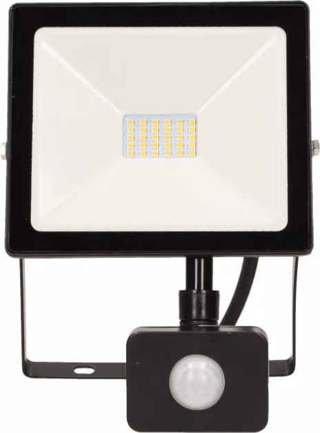 Proiettore LED ALLED con sensore di movimento PIR 30W 4000K 2300lm IP44 nero FL/R-2