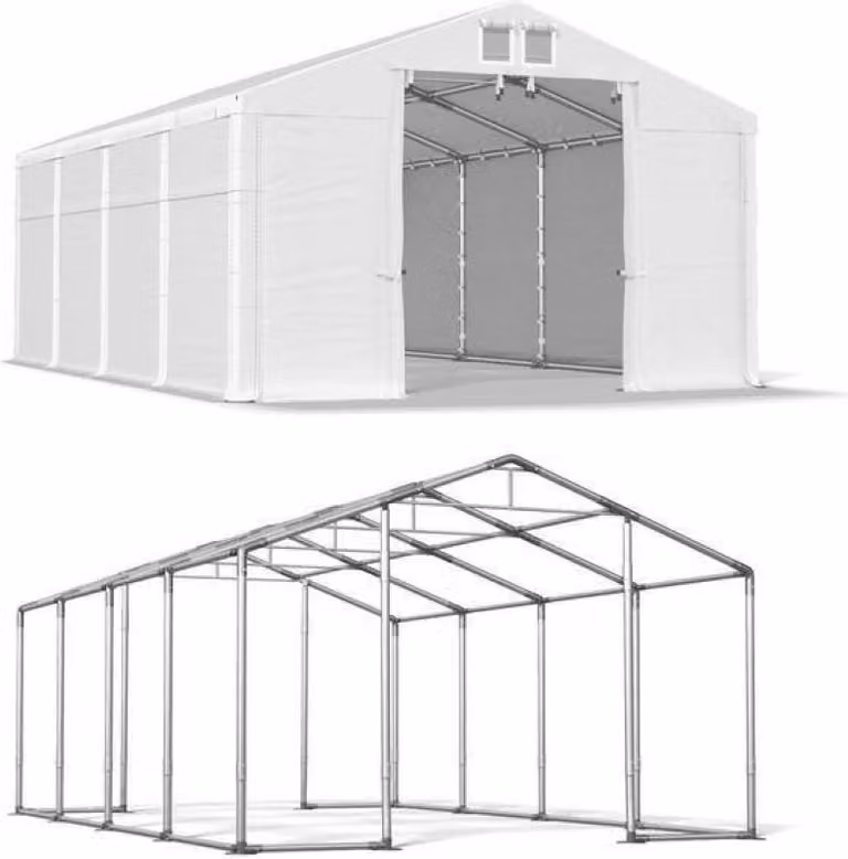 8x8 White Magazine Tenda WINTER MSD