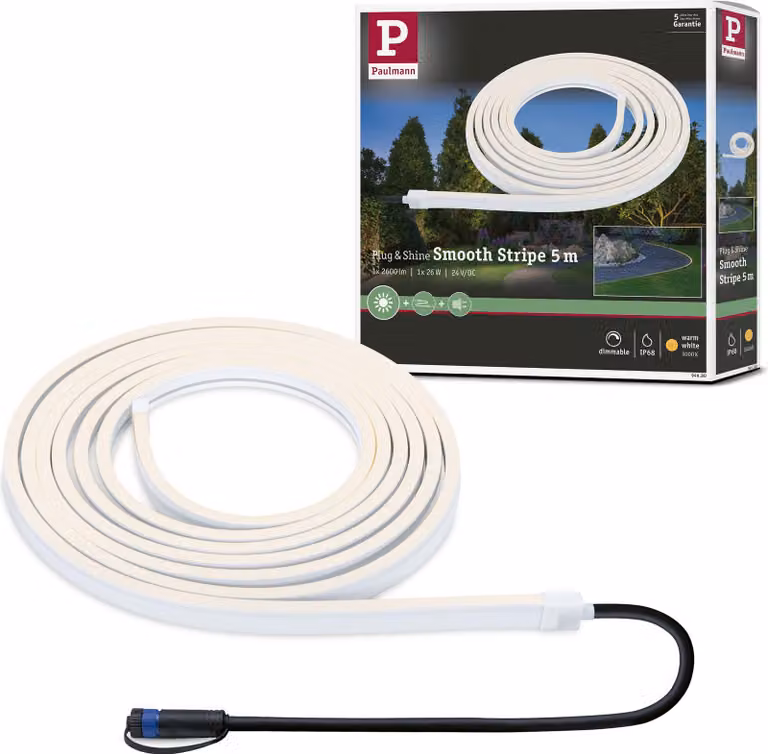 Paulmann Plug & Shine LED Striscia liscia Einzelstrip