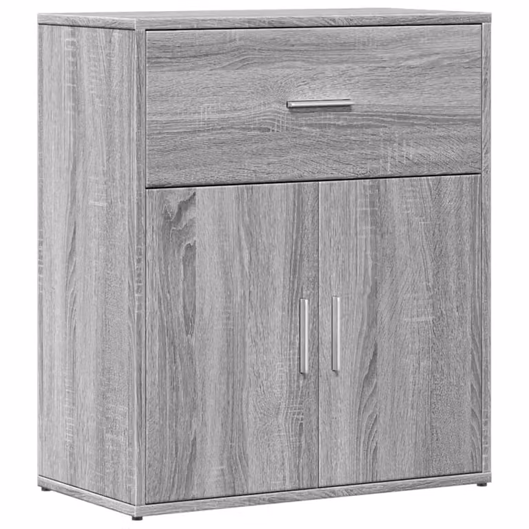 Credenza Grigio Sonoma 60x31x70cm in Legno Multistrato