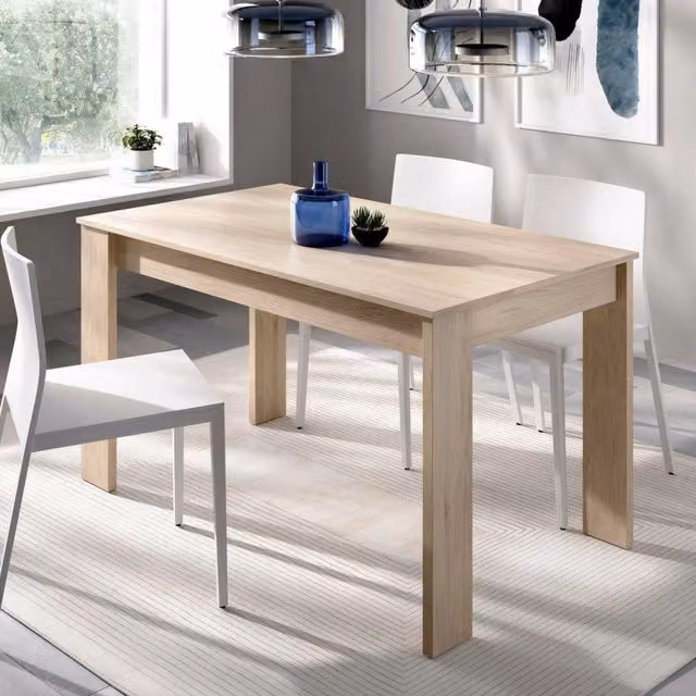 Tavolo da pranzo rettangolare Alois DMORA in rovere, L: 139 cm, P: 81 cm, H: 77 cm