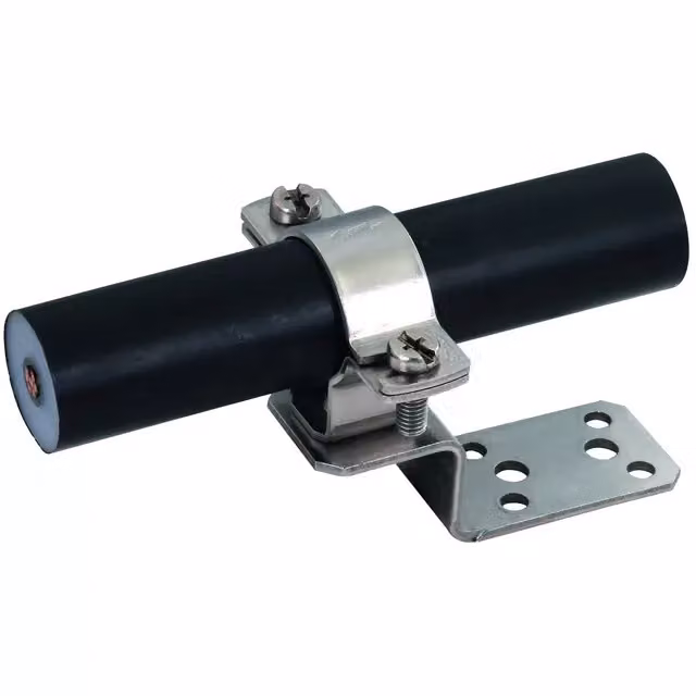 Supporto per copertura Dehn, modello NIRO, per tetti metallici, con flangia di collegamento per tubi HVI di diametro 27-30 mm, codice prodotto 202863