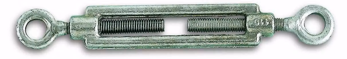 Spannschloss con 2 occhielli, acciaio zincato, portata 850 kg, cavo di diametro 17 mm