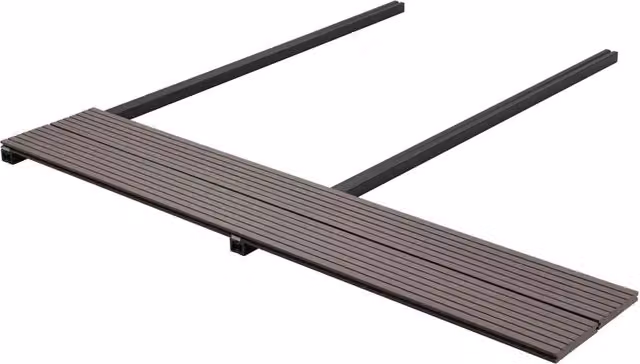 Pavimento da Deck 30 pz Marrone Scuro WPC 3444753