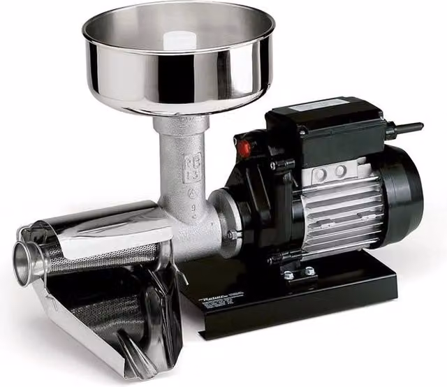 Spremipomodoro elettrico Reber 9008N in acciaio inox e ghisa, potenza 400W, colore nero e argento – 2