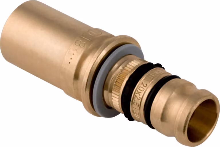 Geberit GE Mepla, raccordo a Mapress RG, con estremità a innesto, d16 x 15 mm, 1 pz.