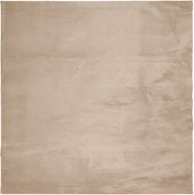 Tappeto del soggiorno | Tappeto a Pelo Corto HUARTE Morbido e Lavabile Sabbia 240x240cm