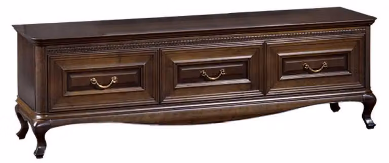 Casa Padrino credenza liberty testa di moro 165,9 x 45,6 x h. 52 cm - Mobile TV con 3 cassetti - Mobili soggiorno