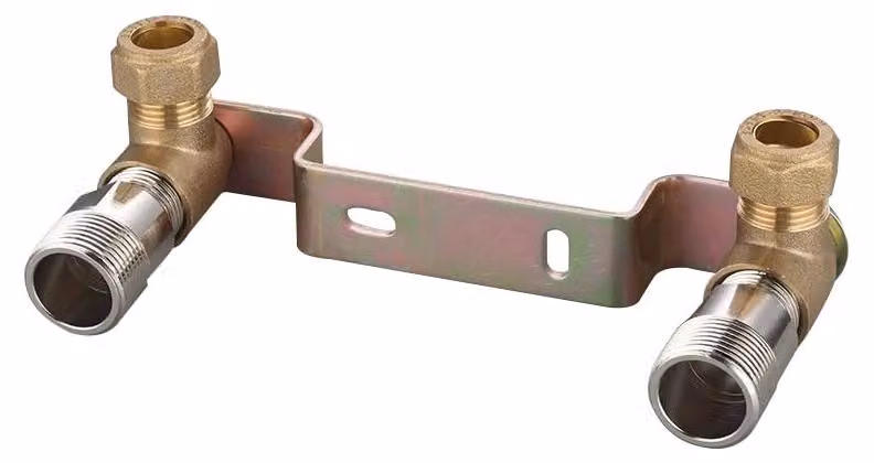 Solidchoice - Supporto a parete per rubinetto doccia nascosto, ideale per il bagno