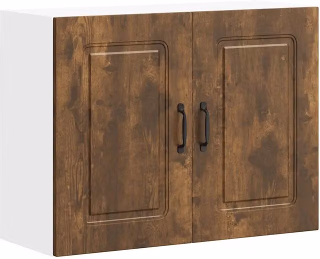 Pensile da cucina Klamar in legno composito marrone con design moderno e ante a battente L/P/H: 80 x 31 x 60 cm