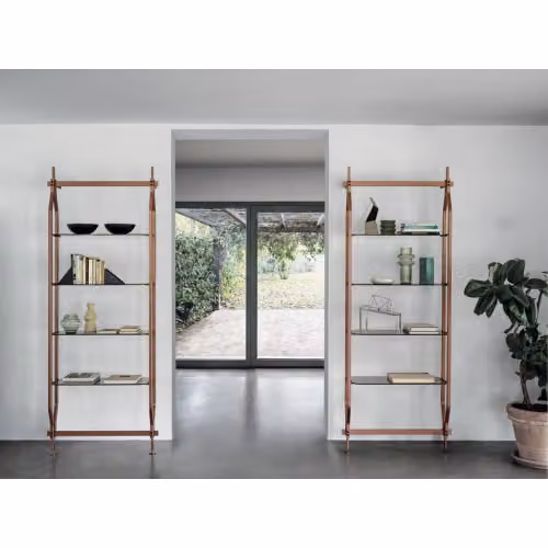 Libreria Charlotte con fissaggio a parete Bontempi Casa