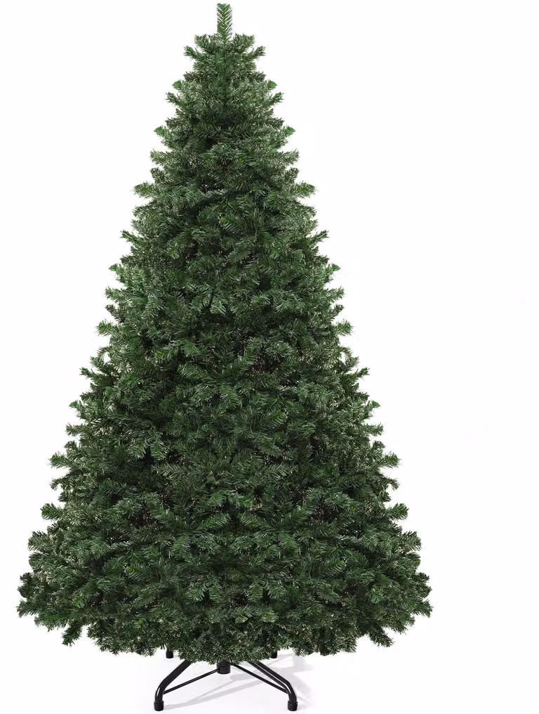 Albero di Natale artificiale, altezza 182 cm - Abete artificiale dal aspetto naturale, con montaggio rapido
