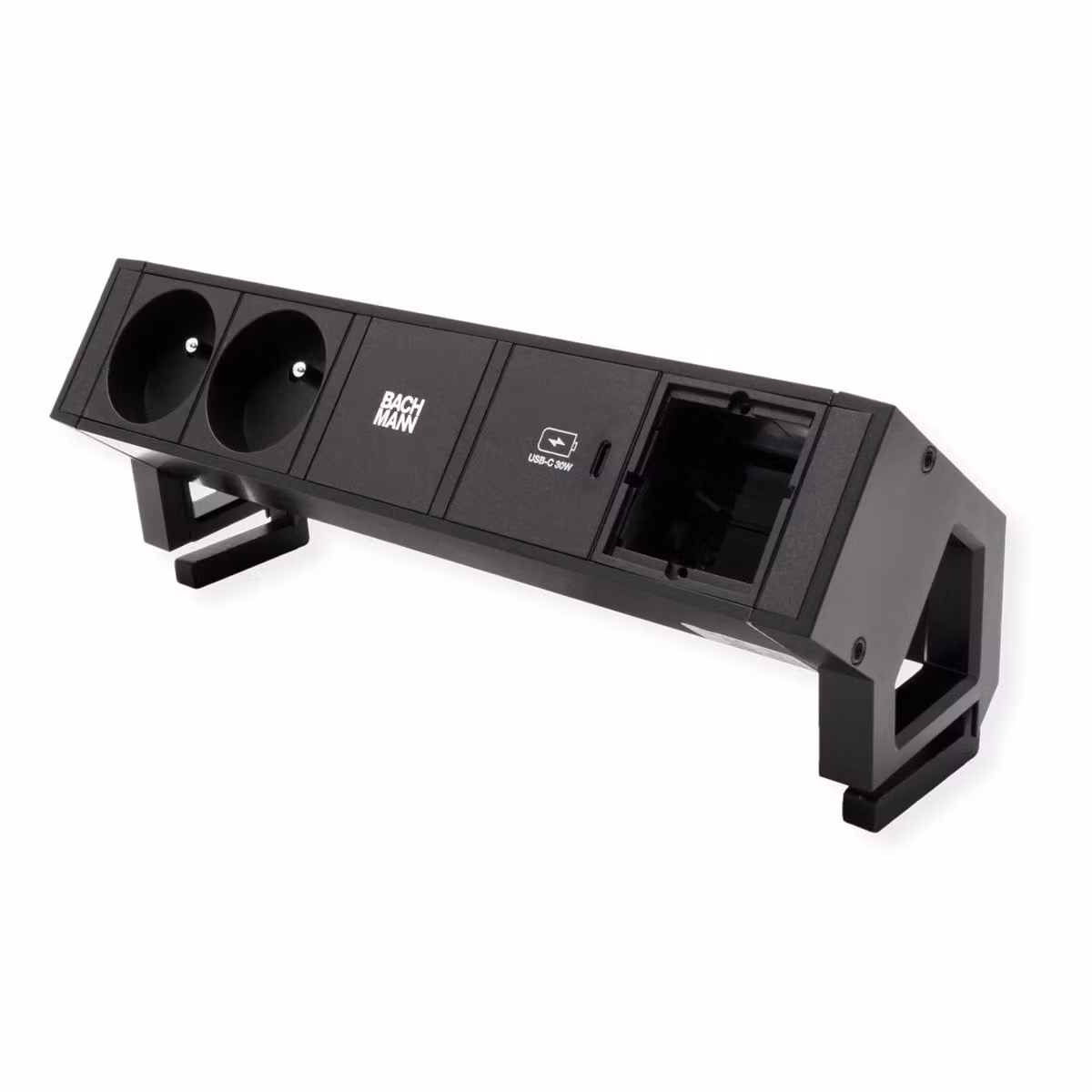 Bachmann Desk2 2Xute 1Xusb C 30W 1Xcm 0,2M Gst18 Ral9005