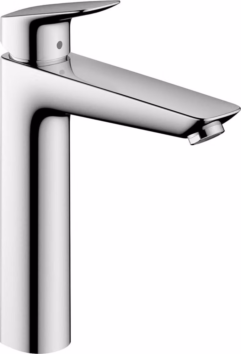hansgrohe Logis Mitigeur de lavabo, ComfortZone190, sans garniture découlement, saillie 166mm, 71091000, 71091000