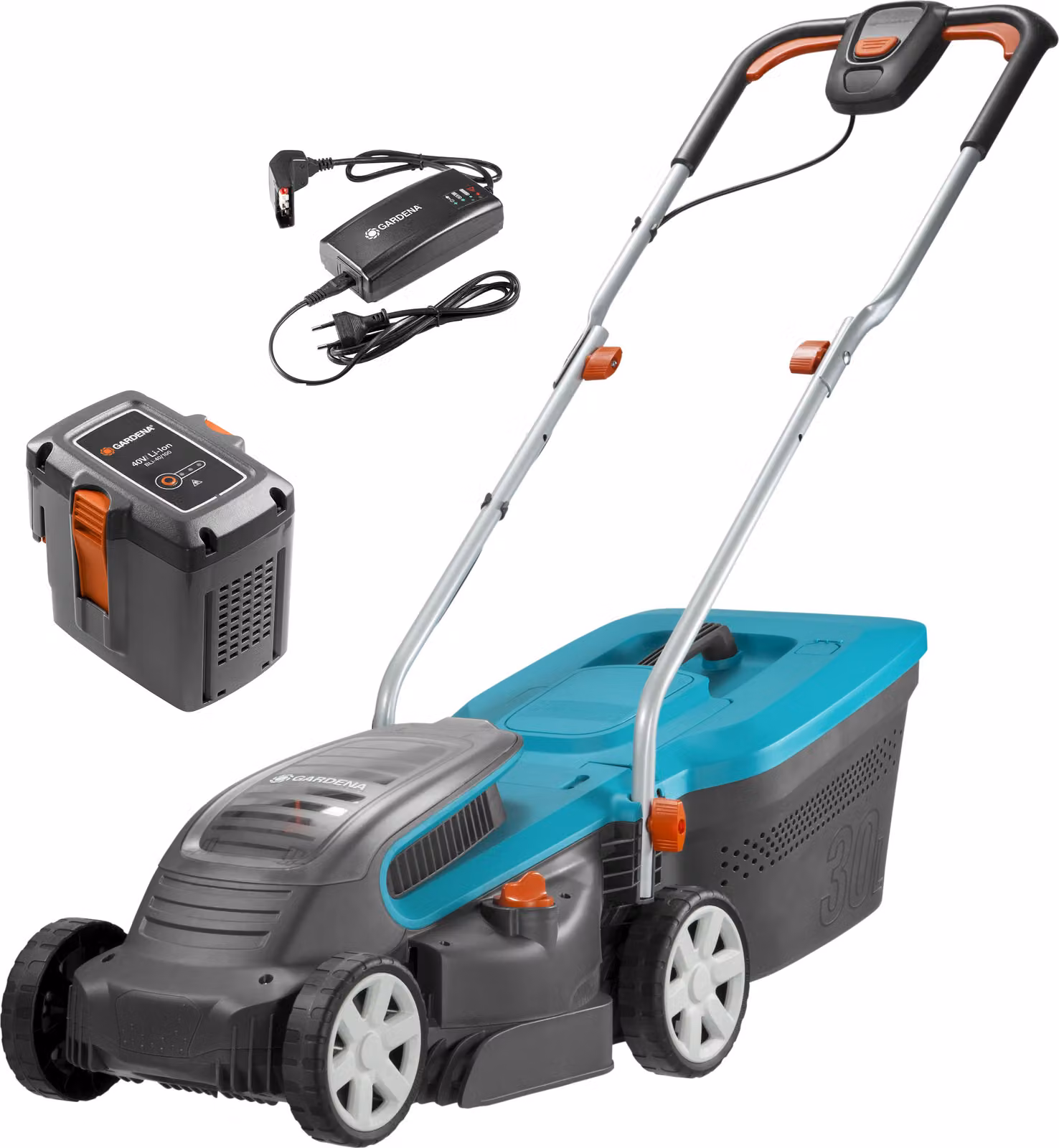Set pronto all'uso per tosaerba a batteria PowerMax Li-40/32 GARDENA 05033-20