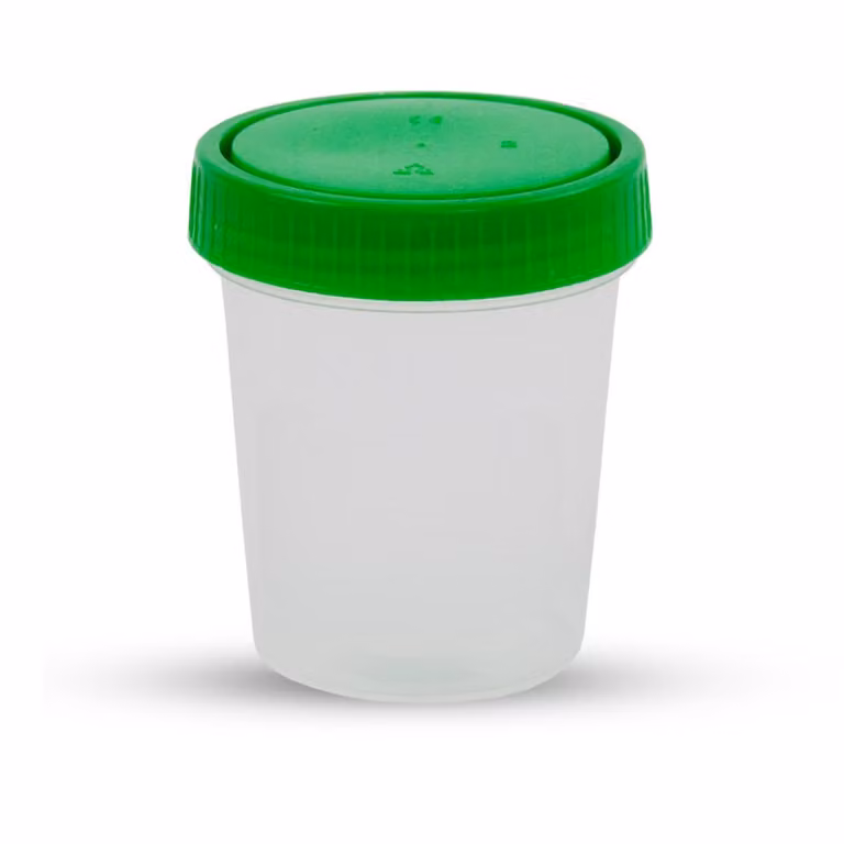 Set di 30 vasetti (125 ml) con coperchi verdi