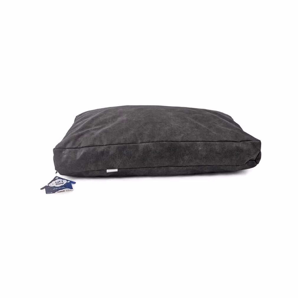 Lets Sleep Plush Pillow letto per cani antracite, taglia: M
