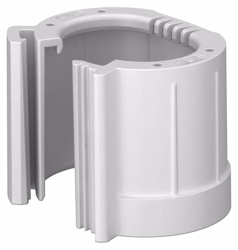 OBO Bettermann tubo fine grommet 129 TB M40 grigio chiaro divisibile (2047863)