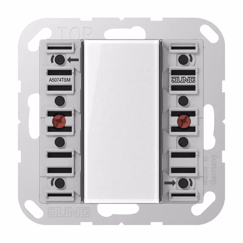 Modulo pulsante Jung KNX standard, a 4 vie, F50, serie AS/A A5074TSM