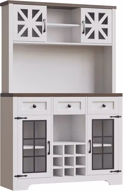 Mobiletto alto moderno con illuminazione LED intelligente, ripiani regolabili e porta in vetro e rete, 120x40x180 cm, colore nero