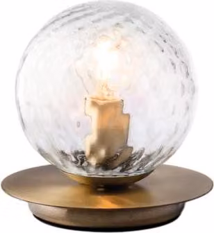 Armonia Lumetto in ferro bronzato spazzolato 1 luce H.17 Ø16 BL285-LT-BRZ