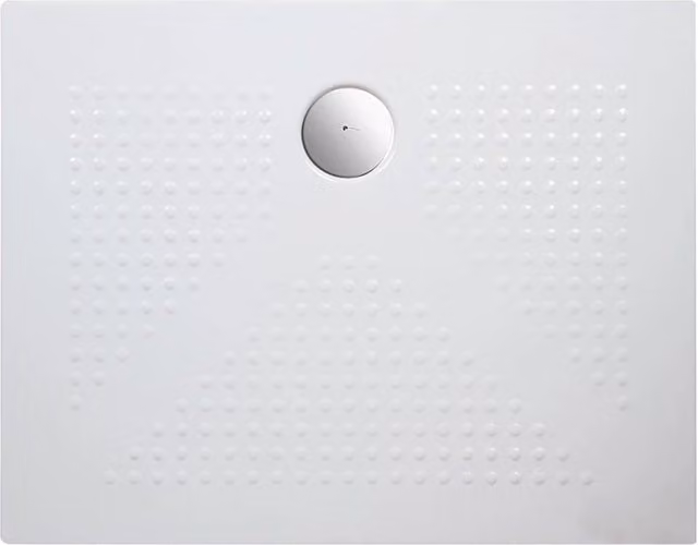 Piatto doccia rettangolare in ceramica 70x120 BIANCO OPACO H 3.6 cm - AFRICA