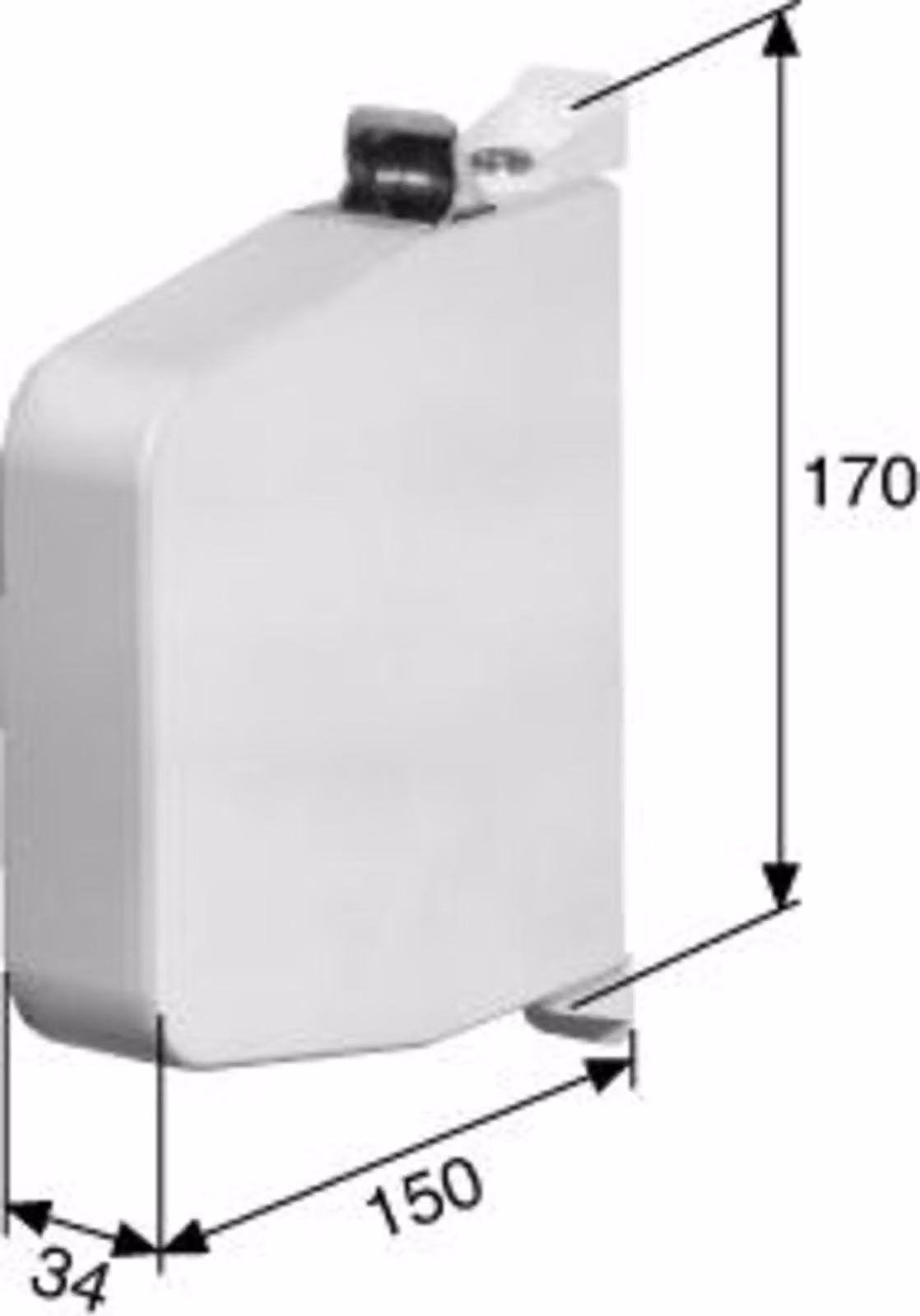 Avvolgitore a vite PIVO 120502 bianco