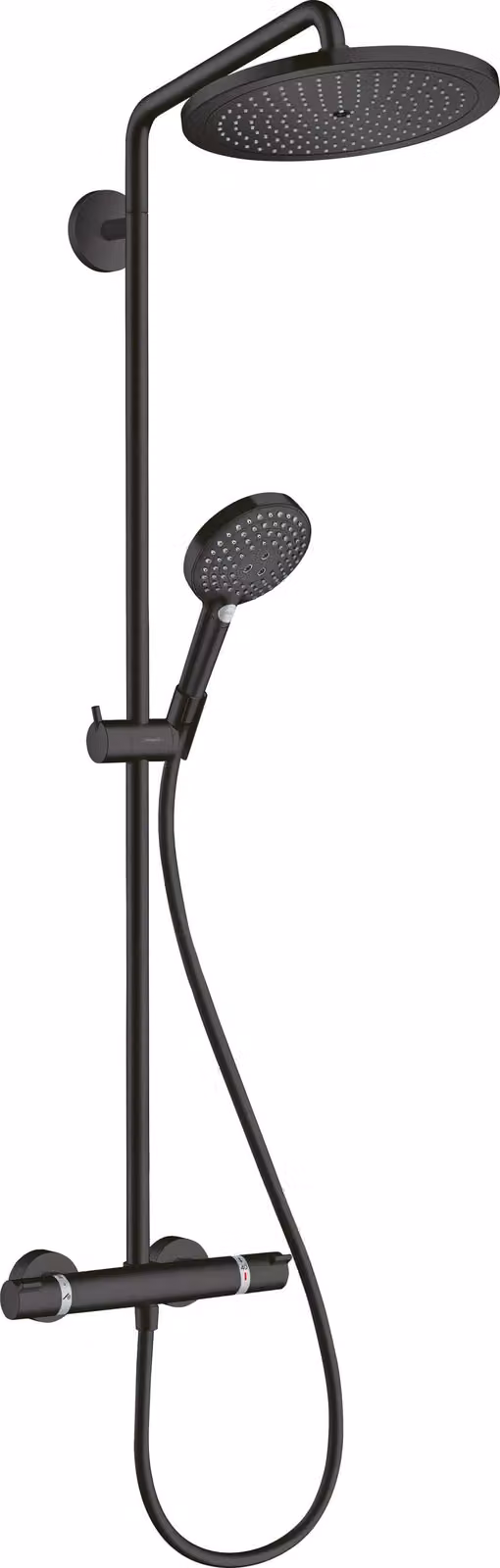 hansgrohe Showerpipe Croma Select S 280 con doccetta Raindance nero opaco, 1 pz.