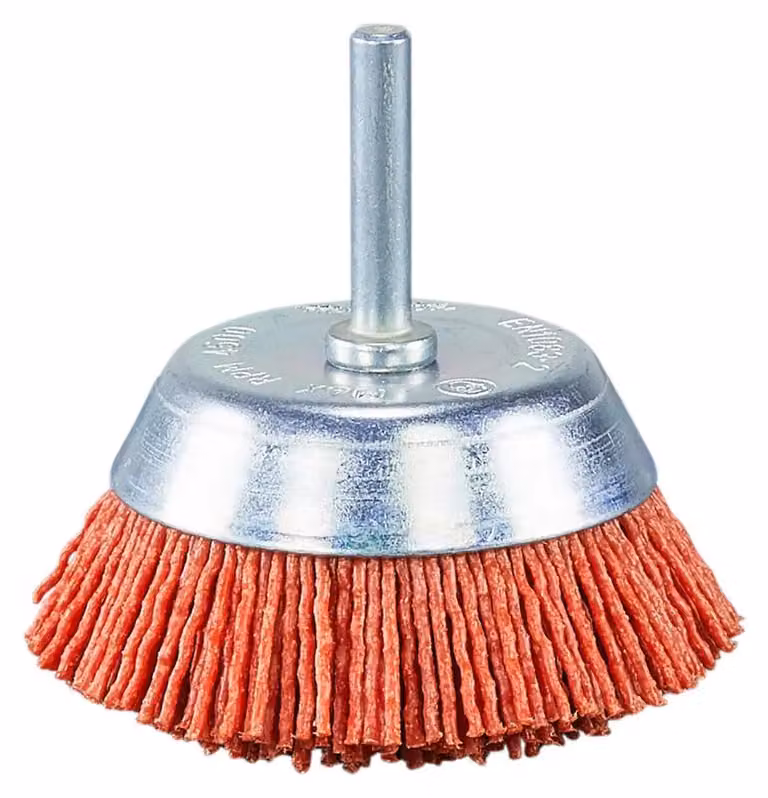 Spazzola a tazza Makita 63 mm in nylon a setole rigide - D-45515