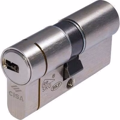 Cilindro Sagomato Cisa Astral Tekno Pro in Acciaio Inox Color Argento con 5 Chiavi 8200458