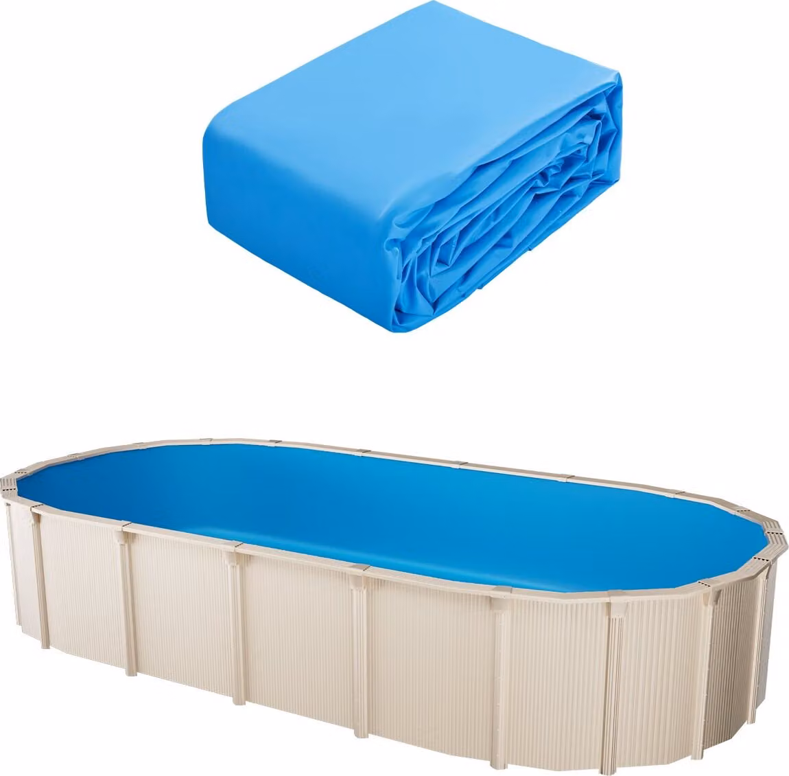 Fodera interna Fodera per piscina Fodera di ricambio Fodera interna Fodera per piscina 610x375x147cm