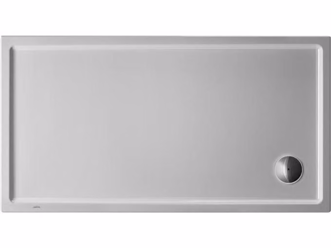 Piatto doccia rettangolare Duravit SLIMLINE STARCK con superficie antiscivolo, 1500 x 700 x 55 mm, bianco