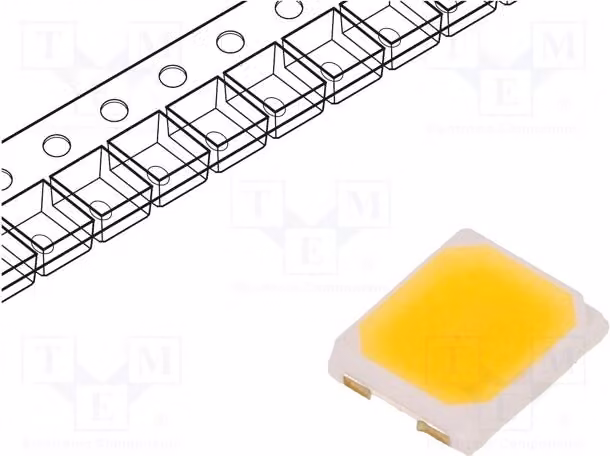 5 LED 2835, 63,5÷68,5 lm, SMD, bianco neutro, 120°, 80, 4000K, 150mA, LTW-2835AZL40, diodo LED