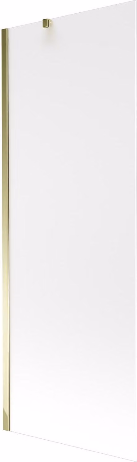Mexen Next paratia per vasca da bagno a 1 anta 70 x 150 cm, ghiacciato, oro - 895-070-000-00-30-50