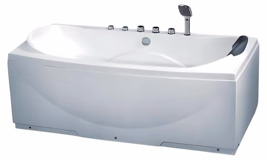 Badewanne Whirlpool Blubberbad Hydromassagewanne Spa-Bad Whirlwanne 173x86 cm