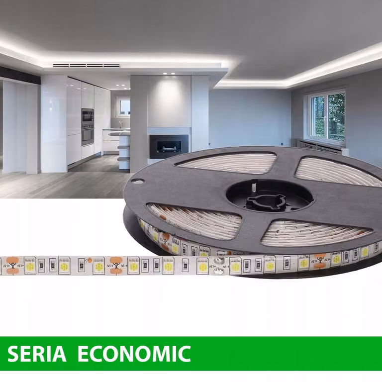 Striscia LED Prescot, luce bianca fredda, grado di protezione IP63, 12V, 5 metri