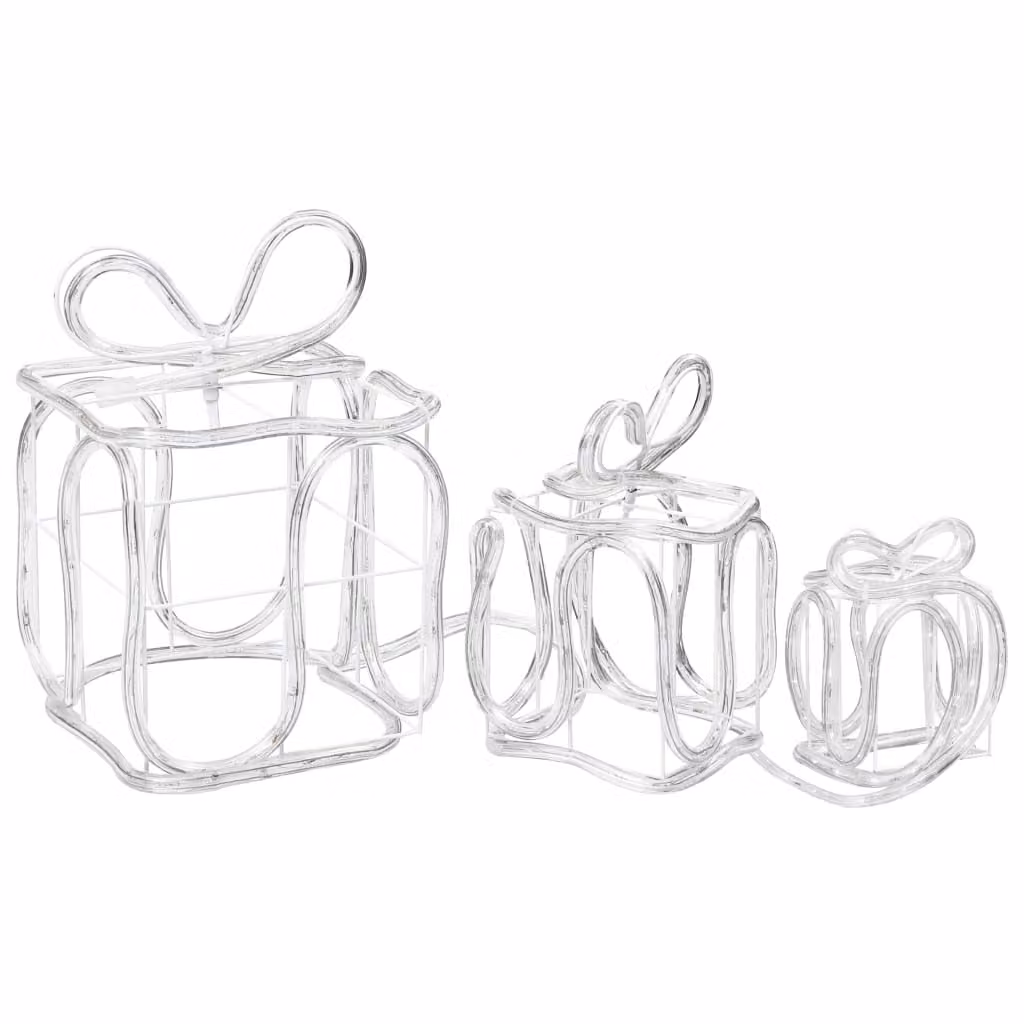 Scatole regalo per decorazioni natalizie con 180 LED per interni ed esterni